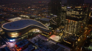 ICE DIstrict at night