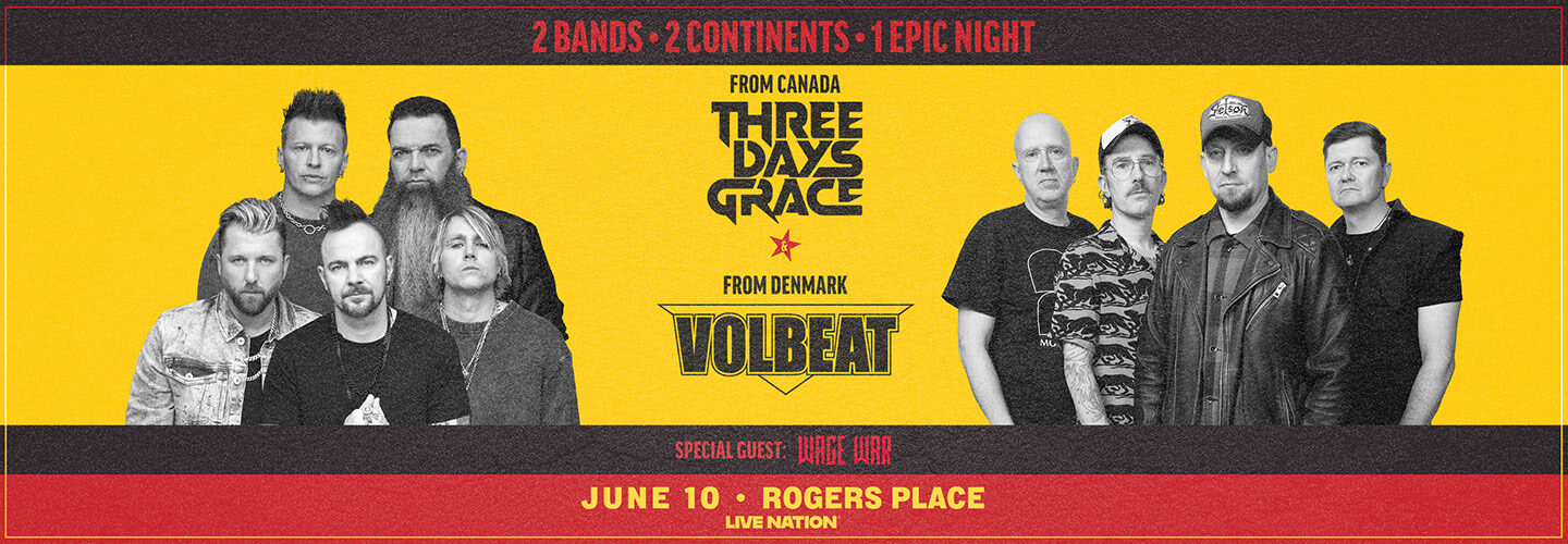 Concerts Three Days Grace and Volbeat