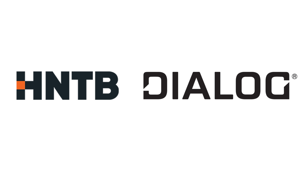 DIALOG and HNTB logos